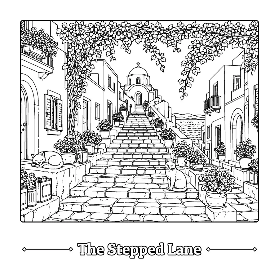 Beachside Bungalows sample page 4, street & setting